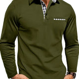 Camisa pólo com mangas compridas