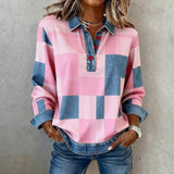 Moda Lusitana - Camisa Casual em Xadrez Estilo Retrô