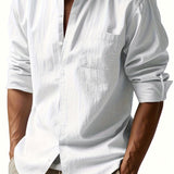 Camisa de linho elegante