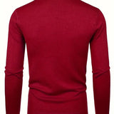 Camisola de gola alta elegante