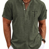 Moda Lusitana - Camisa Elegante com Colarinho Moderno