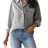 Svala Striped Summer Blouse