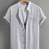Camisa casual de manga curta