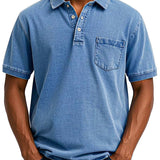 Maxime™ | Camisa polo casual vintage para homem