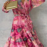 Vestido Floral de Envolver