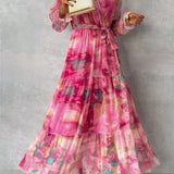 Vestido Floral de Envolver