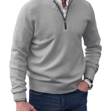 Camisola casual com fecho