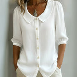 Moda Lusitana - Blusa Elegante com Botões