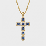 Colar Elegante com Cruz de Zircónias