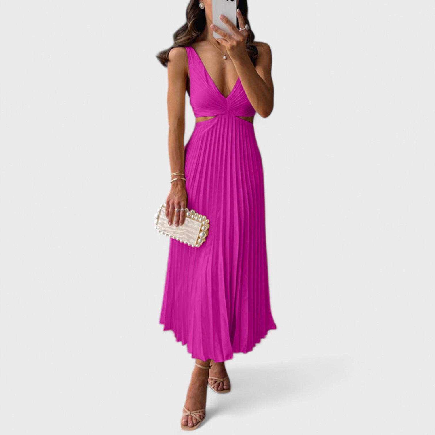 Vestido com Decote