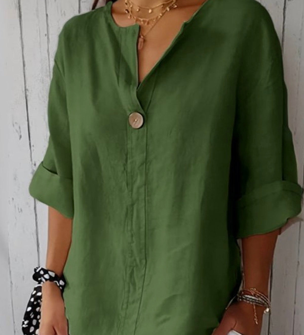 Aria | Blusa Casual Decote V