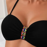 Moda Lusitana - Biquíni com Detalhe Trançado