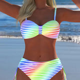 Moda Lusitana - Biquíni de Verão Listrado
