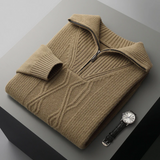 Camisola com fecho de correr Taranto Merino Wool