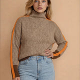 Elin High-Neck Sweater