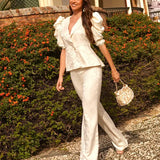 Moda Lusitana - Conjunto de Jacquard Elegante