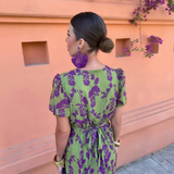 Moda Lusitana - Vestido Midi Floral Elegante