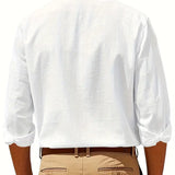 Camisa de linho elegante