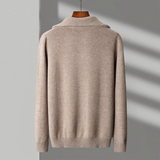 Camisola com fecho de correr Taranto Merino Wool