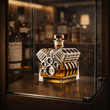 Moda Lusitana - Garrafa de Whisky com Design de Motor