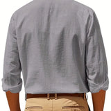 Camisa de linho elegante