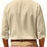Camisa de linho elegante