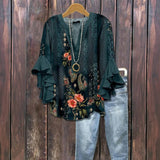 Camicia™  | Linda blusa floral para primavera e o verão