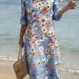 Moda Lusitana - Vestido Floral Casual