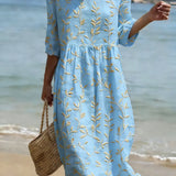 Moda Lusitana - Vestido com Estampa Floral