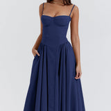 Kiki | Vestido midi retrô