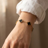 Pulseira Trevo Negro