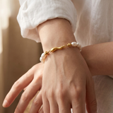 Pulseira Onda Dourada