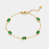 Pulseira Elegância Esmeralda