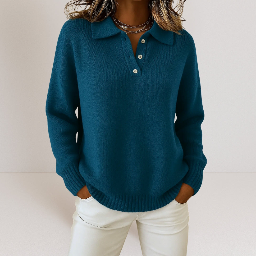 Linnea Collared Knit Sweater