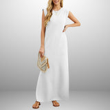 Emma |  Vestido longo e fluido sem rugas