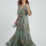 Moda Lusitana - Vestido Maxi Flutuante Floral