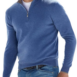 Camisola com fecho de correr elegante