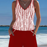 Moda Lusitana - Conjunto de Tankini com Estilo Casual