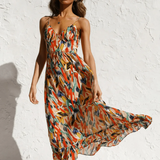Chiara | Vestido midi colorido