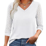 Moda Lusitana - Blusa com Renda na Manga
