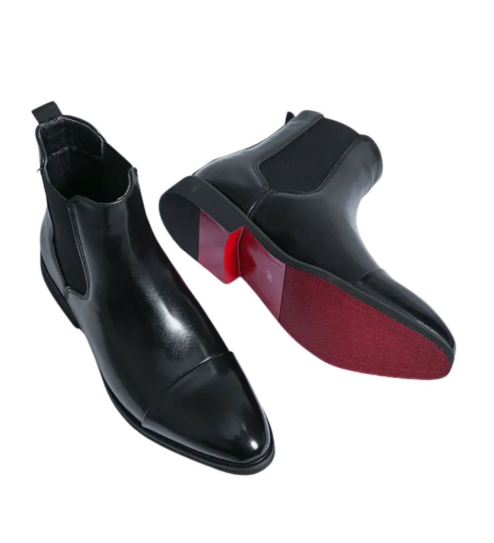 Botas Chelsea em pele Premium