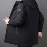 Casaco comprido elegante para homem