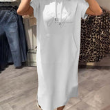 Saskia™ | Vestido casual com capuz