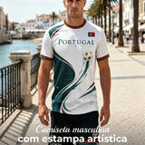 Camisola Artística para Jogos da Seleção Portuguesa - Masculina