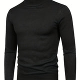 Camisola de gola alta elegante