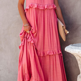 Lucia | Vestido comprido sem mangas