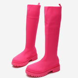 Moda Lusitana - Botas Tricot Confortaveis