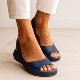 Moda Lusitana - Sandálias Elegantes com Plataforma