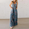 Denim floral