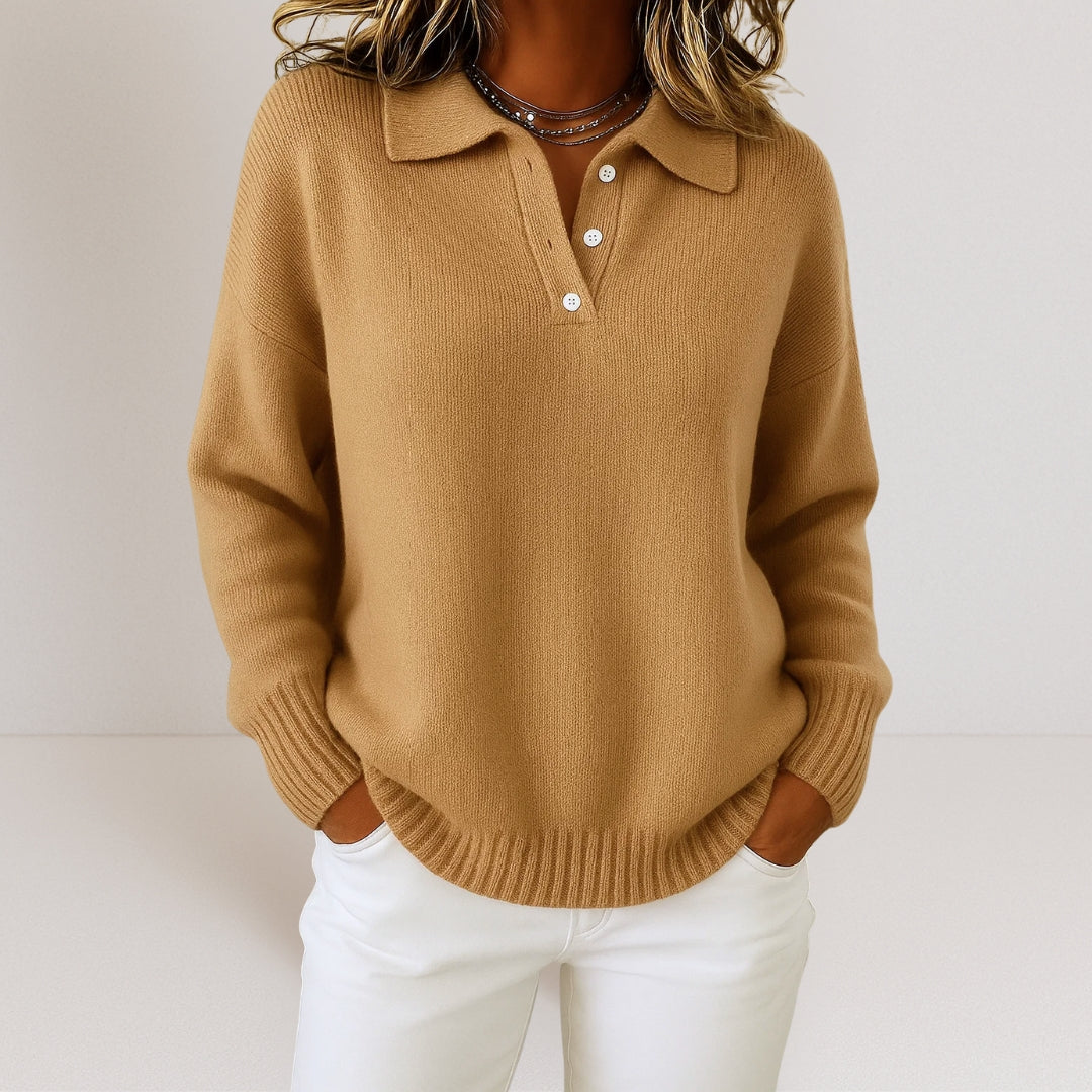 Linnea Collared Knit Sweater